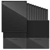 Henoyso 48 Pcs School to Home Folders Take Home Heavy Duty Folders 2 Pocket Folder Homework Folders for Students Parent Teacher Communication Folders for Kid Student Home, 11.8 x 9.45 Inch (Black)